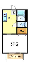 ハイネス野添1 203 ｜ 兵庫県加古郡播磨町東野添2丁目（賃貸アパート1K・2階・23.77㎡） その2