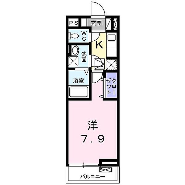 コンフォールライフ 102｜兵庫県加古川市加古川町溝之口(賃貸アパート1K・1階・26.72㎡)の写真 その2