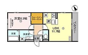 クオーレ神和 101 ｜ 兵庫県明石市貴崎3丁目（賃貸アパート1LDK・1階・46.28㎡） その2