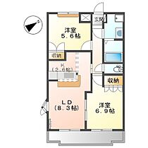 プレアデスエデン 205 ｜ 兵庫県姫路市飾磨区阿成鹿古（賃貸アパート2LDK・2階・54.55㎡） その2