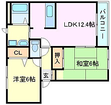 ファジーアドザックス A201 ｜ 兵庫県明石市魚住町住吉2丁目（賃貸アパート2LDK・2階・52.88㎡） その2