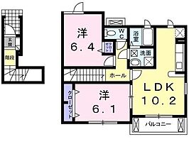 ウエストコートI番館 201 ｜ 兵庫県明石市二見町福里（賃貸アパート2LDK・2階・55.84㎡） その2