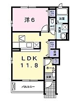 マリンスカイＤ棟 101 ｜ 兵庫県加古郡播磨町北本荘2丁目（賃貸アパート1LDK・1階・42.80㎡） その2