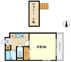 兵庫県神戸市垂水区大町1丁目（賃貸アパート1K・2階・24.48㎡） その2