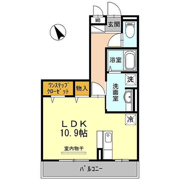 兵庫県姫路市町坪(賃貸アパート1R・2階・35.35㎡)の写真 その2