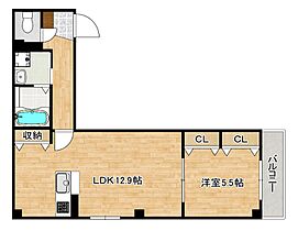 兵庫県神戸市東灘区深江南町2丁目（賃貸マンション1LDK・2階・42.91㎡） その2