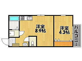 兵庫県明石市西新町1丁目（賃貸アパート1LDK・2階・30.40㎡） その2