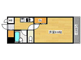 兵庫県神戸市東灘区御影中町4丁目（賃貸マンション1K・2階・26.11㎡） その2