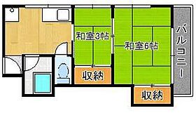 兵庫県明石市魚住町錦が丘3丁目（賃貸マンション2K・2階・30.00㎡） その2