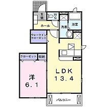 兵庫県加古川市野口町長砂（賃貸アパート1LDK・1階・46.71㎡） その2