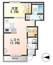 兵庫県姫路市北今宿3丁目（賃貸アパート1LDK・1階・43.19㎡） その2