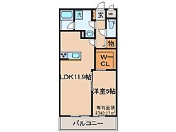 間取図画像 1LDK