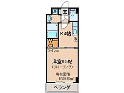 間取図画像 1K