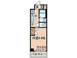 グランデコート薬大NORTH 1Kの間取図画像