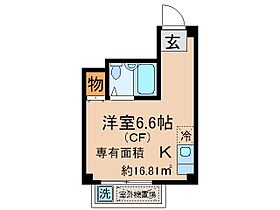 京都府京都市東山区一橋野本町（賃貸マンション1R・2階・16.81㎡） その2