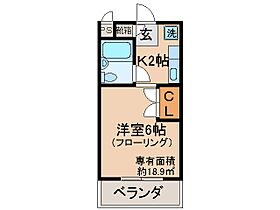 京都府宇治市羽拍子町（賃貸マンション1K・2階・18.90㎡） その2