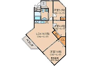 京都府京都市山科区大宅御所田町（賃貸マンション3LDK・3階・71.54㎡） その2