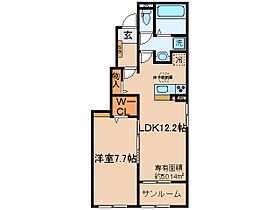 京都府城陽市市辺芦原（賃貸アパート1LDK・1階・50.14㎡） その2