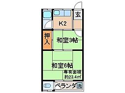 間取図画像 2K
