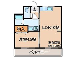 間取図画像 1LDK
