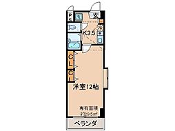 ONK.36 1Kの間取図画像