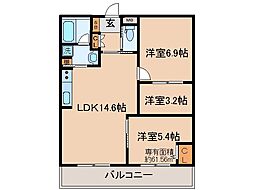 間取図画像 3LDK