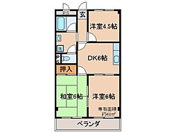 シュロスインレット 3DKの間取図画像