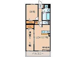 間取図画像 1SLDK