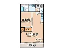 近鉄京都線 向島駅 徒歩10分の賃貸マンション 4階1LDKの間取り