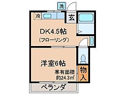 間取図画像 1DK