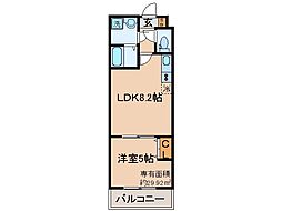 京阪本線 伏見桃山駅 徒歩4分の賃貸マンション 3階1LDKの間取り