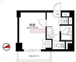 ルーブ野方伍番館 1Kの間取図画像
