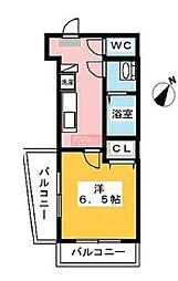 モン・シャトー東高円寺南館 1Kの間取図画像