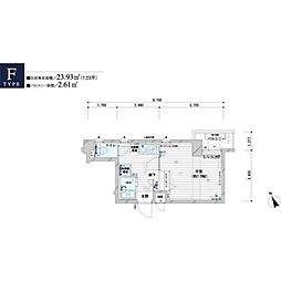 メインステージ野方駅前 1Kの間取図画像