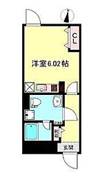Creal東高円寺 ワンルームの間取図画像
