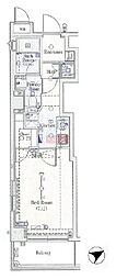 ブライズ西荻窪 1Kの間取図画像