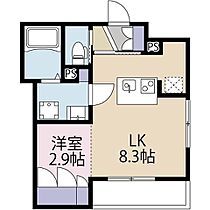 カーサプリムラI 201 ｜ 埼玉県川口市上青木西4丁目（賃貸マンション1LK・2階・26.91㎡） その2