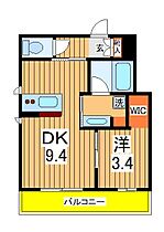 ステラ・アストーレ新松戸 108 ｜ 千葉県松戸市新松戸4丁目（賃貸マンション1DK・1階・33.53㎡） その2