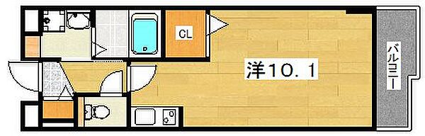 画像2:27.78m2ある1ルーム