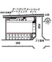 レオパレスPeaceful  ｜ 京都府八幡市八幡園内（賃貸アパート1K・1階・22.35㎡） その3