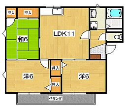 グランメールヴィラ 3LDKの間取図画像