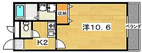 アンプルールモンターニュII  ｜ 大阪府枚方市走谷１丁目（賃貸アパート1K・2階・29.81㎡） その2