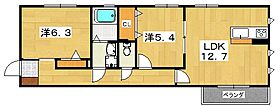 フルール　シャーメゾン  ｜ 大阪府枚方市甲斐田新町（賃貸アパート2LDK・1階・58.50㎡） その2