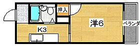 アルビラージュ  ｜ 大阪府枚方市甲斐田新町（賃貸マンション1K・2階・20.00㎡） その2