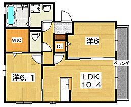 グランドゥール  ｜ 大阪府枚方市渚西２丁目（賃貸アパート2LDK・1階・53.98㎡） その2