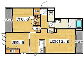 シャーメゾン山戸  ｜ 大阪府枚方市中宮山戸町（賃貸マンション2LDK・3階・59.75㎡） その2