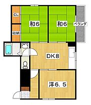 土佐ビル宮之阪 302 ｜ 大阪府枚方市宮之阪１丁目12-23（賃貸マンション3LDK・3階・60.00㎡） その2