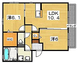 大阪府枚方市渚西２丁目（賃貸アパート2LDK・1階・54.23㎡） その2