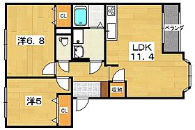 ヴィアレガーロ  ｜ 大阪府枚方市長尾元町４丁目（賃貸アパート2LDK・2階・53.75㎡） その2