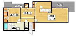 Reve 2LDKの間取図画像